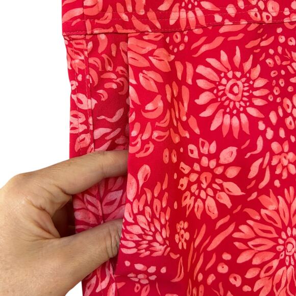 Rip Skirt Women's Hawaii Dahlia Teaberry Wrap Skirt Length 1 Size Large - Picture 3 of 5